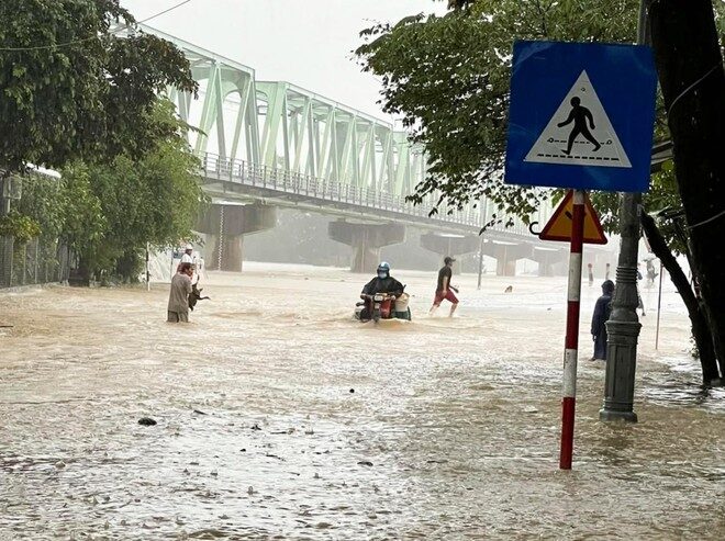 Flooding on the Ky Lo river in Dong Xuan district, Phu Yen Province, Vietnam, 30 November 2021.