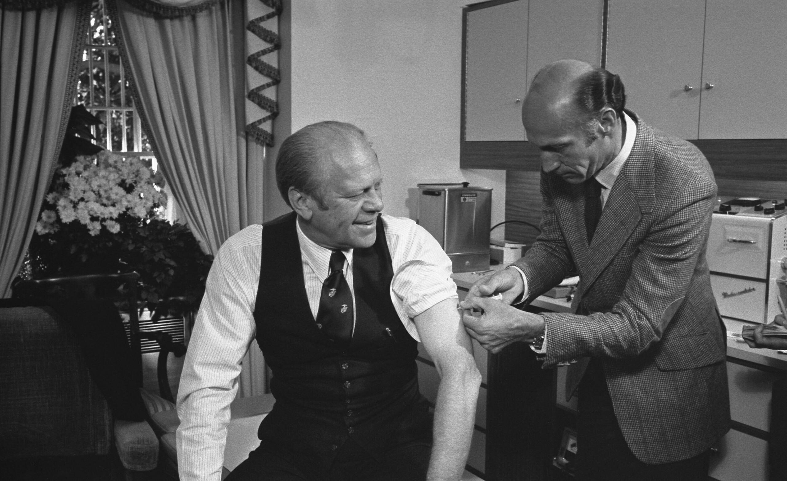 Click to enlarge gerald ford flu vaccine