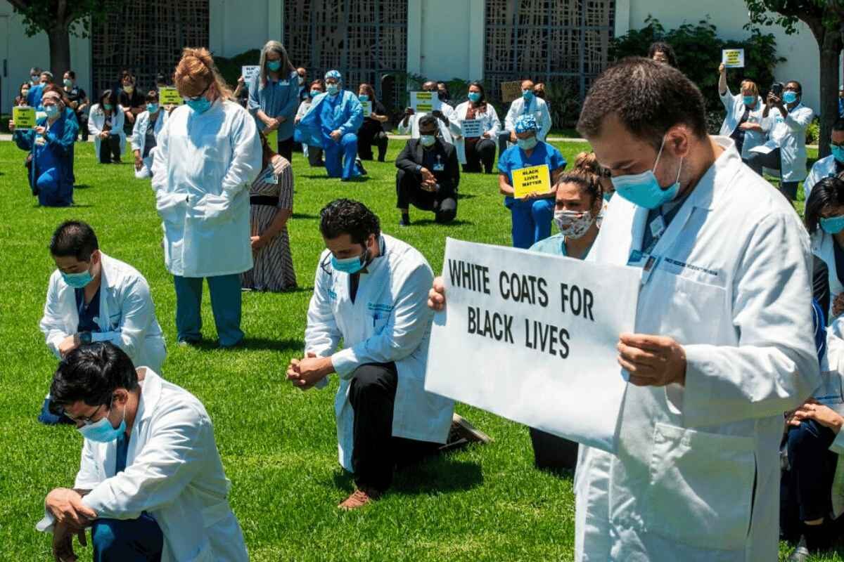 white coats for black lives