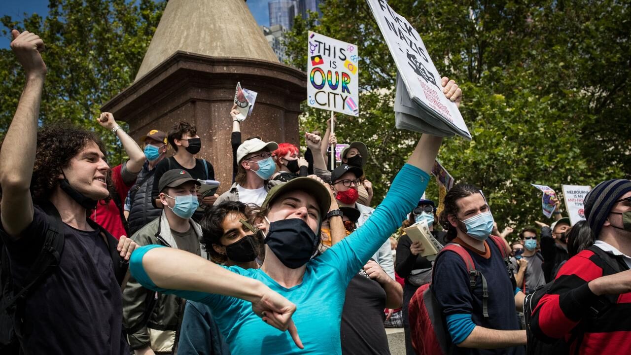 australia covid protesters melbourne