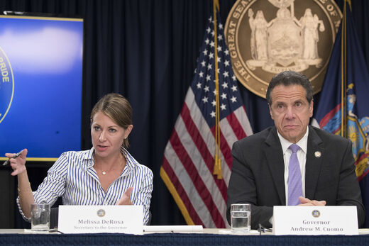 Click to enlarge Melissa DeRosa Andrew Cuomo