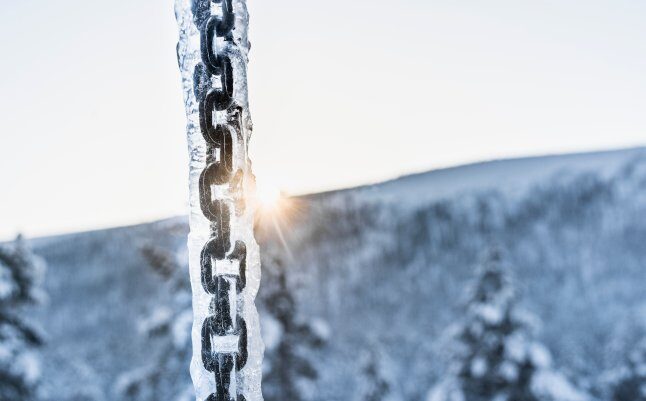 File photo of cold weather in Sweden.