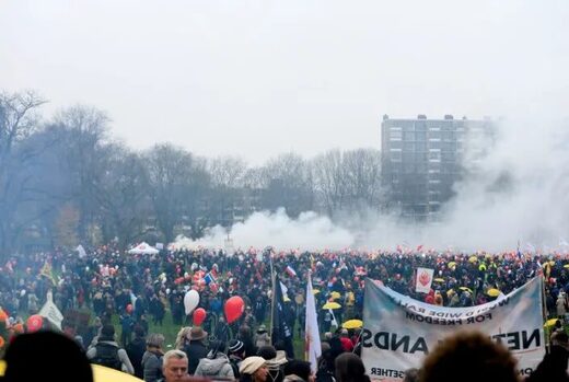 protest netherlands covid 019