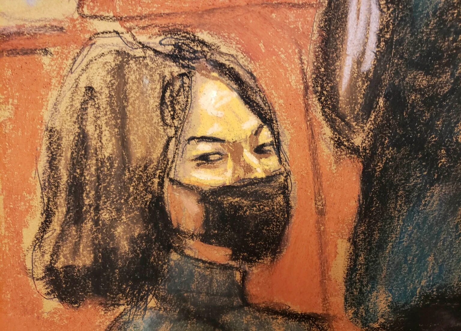 Click to enlarge Ghislaine Maxwell courtroom sketch