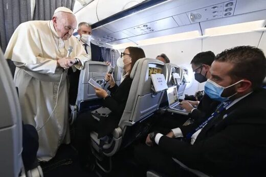 Click to enlarge Pope Francis