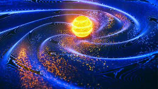 gravitational waves artist conception
