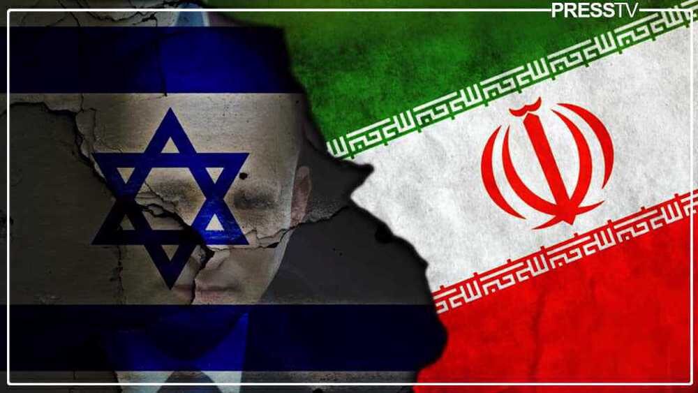 Israel and Iran flags