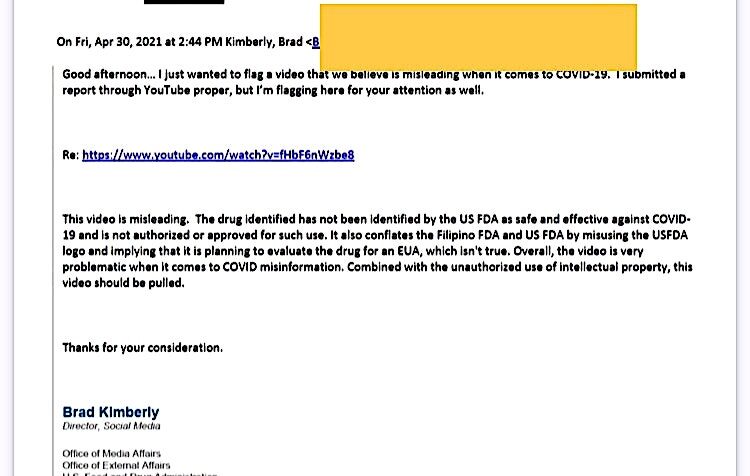 Email Brad Kimberly