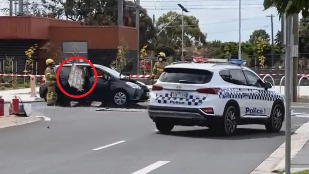australia suicide vaccine madate car fire