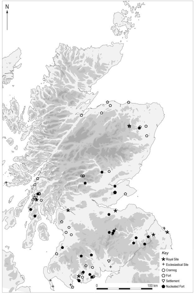Click to enlarge Distribution of nucleated forts