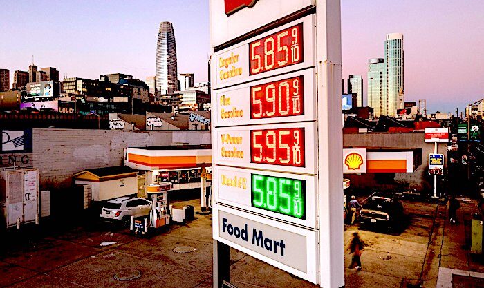 Click to enlarge Gas prices