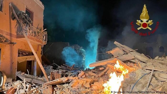 Sicily gas explosion