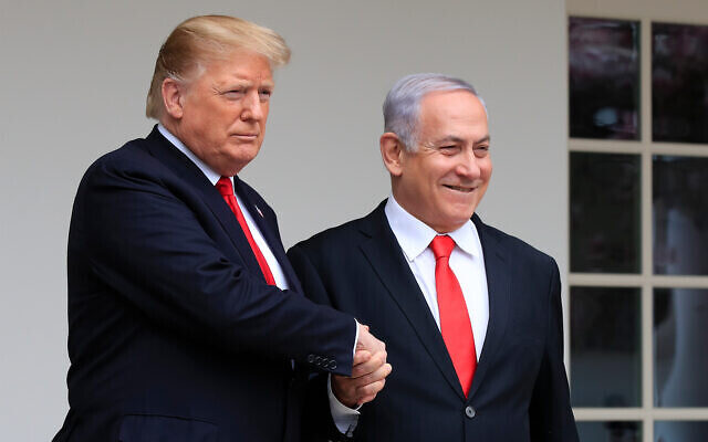 Click to enlarge trump netanyahu