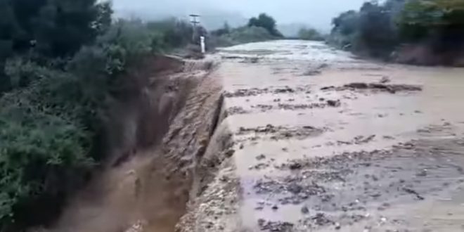 Click to enlarge Severe flooding has hit parts of Greece.