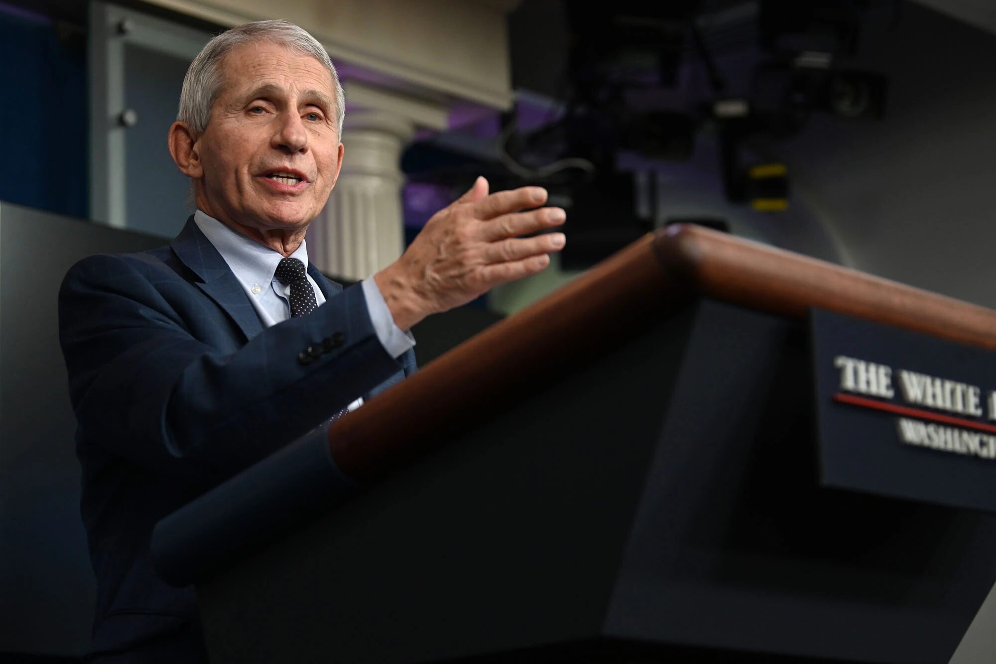 Click to enlarge Anthony Fauci omicron