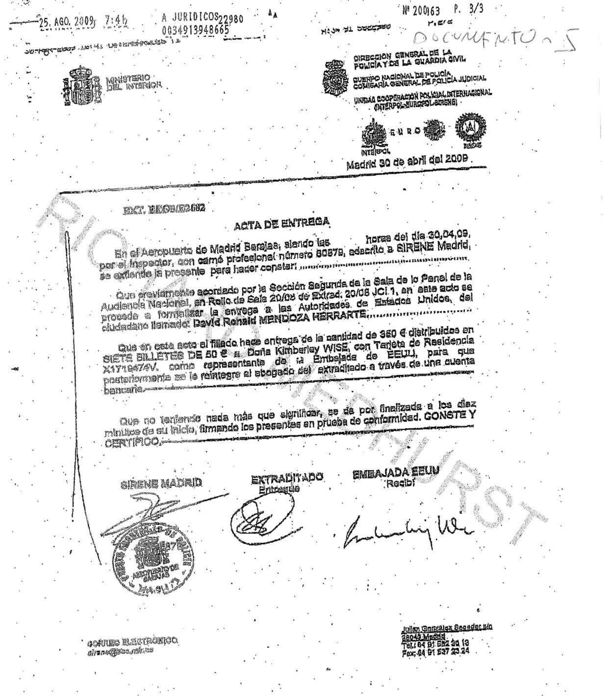 Click to enlarge mendoza contract spain US extradition