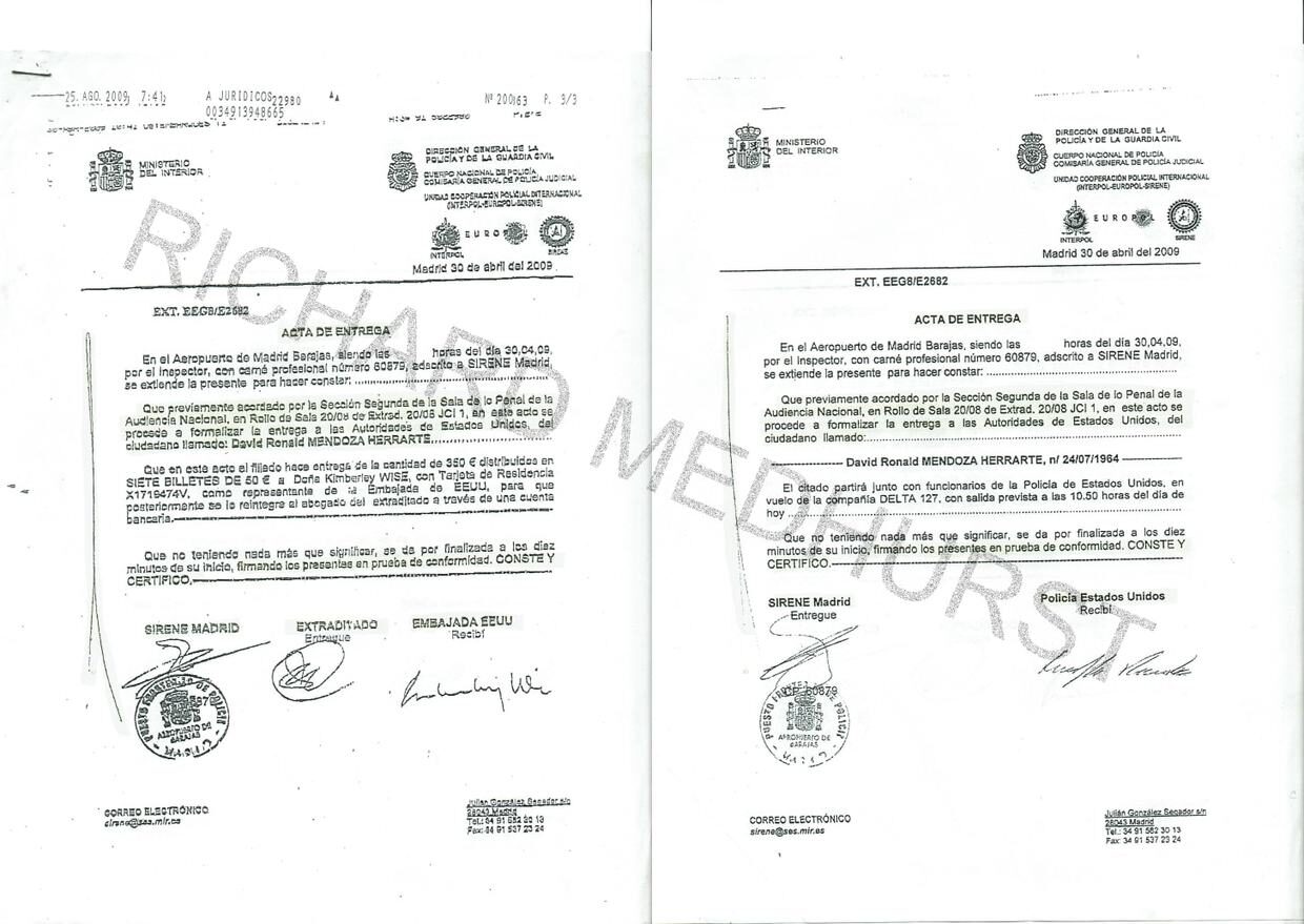 Click to enlarge mendoza extradition contract spain US no signature