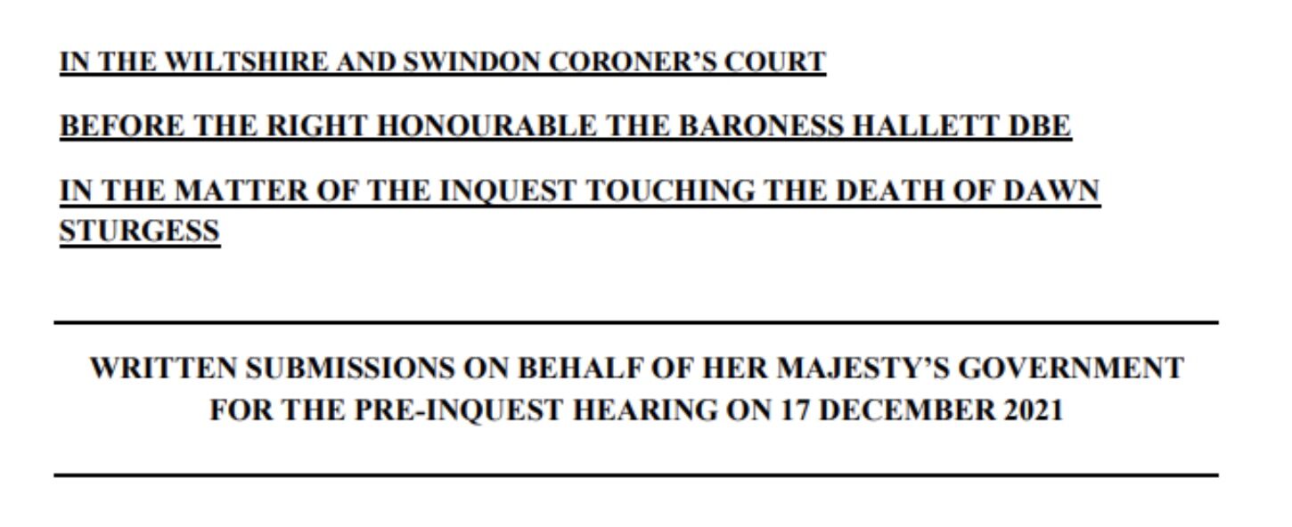 Dawn Sturgess Inquest