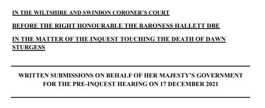Dawn Sturgess Inquest