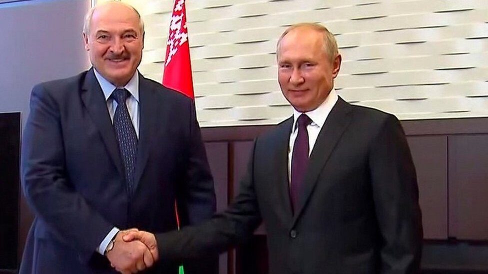 Putin and Lukashenko