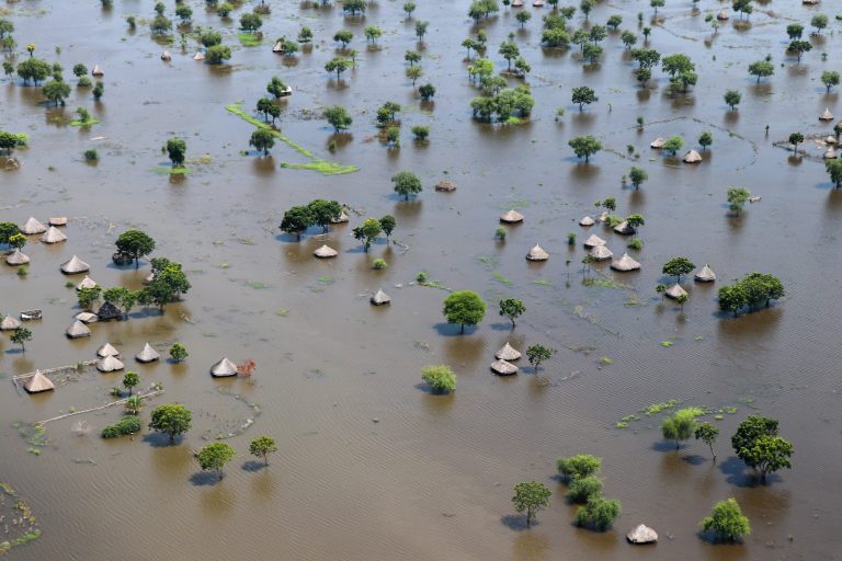 Click to enlarge Floods in Fangak, Jonglei state, South Sudan, October 2021.