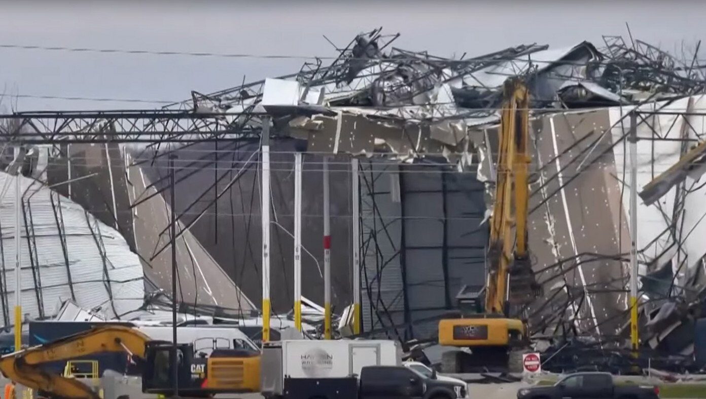 amazon warehouse tornado