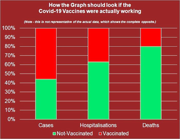 Percentage Covid graph