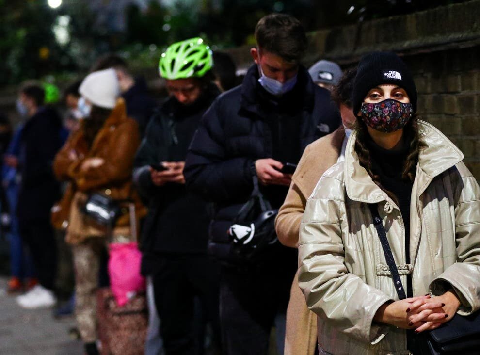 Masked people