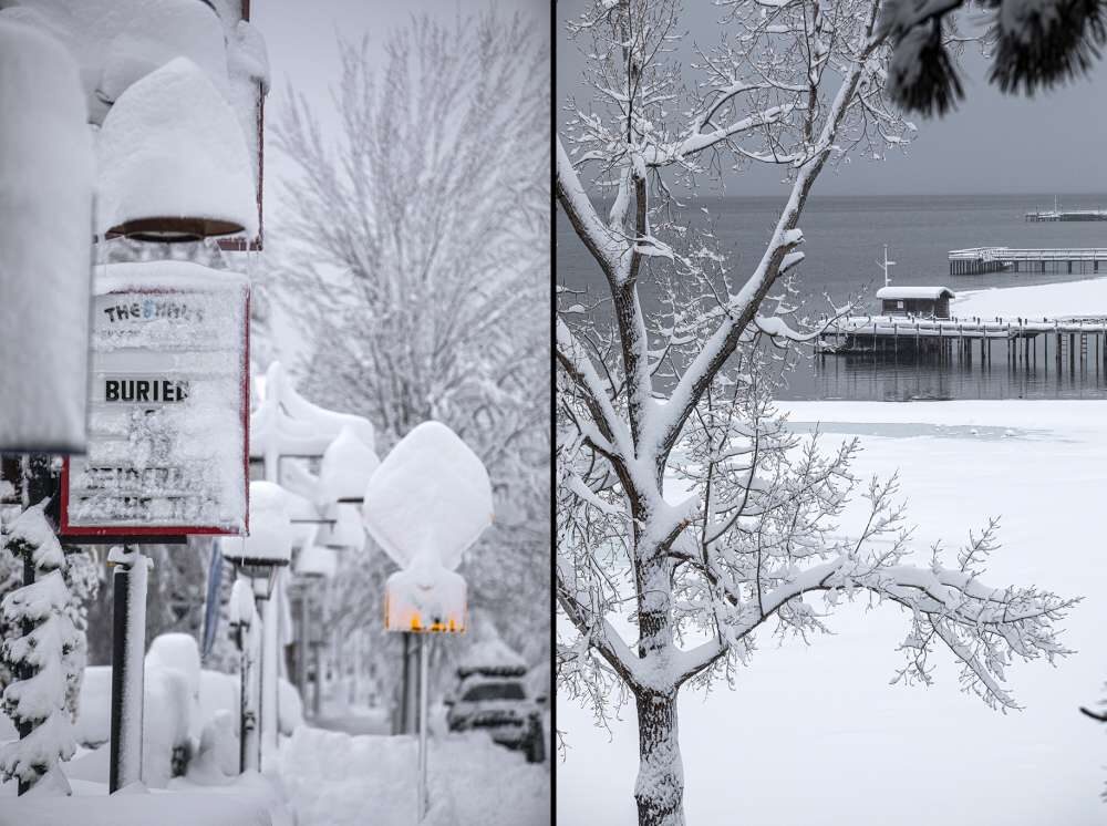 Click to enlarge The winter storm delivered what locals call