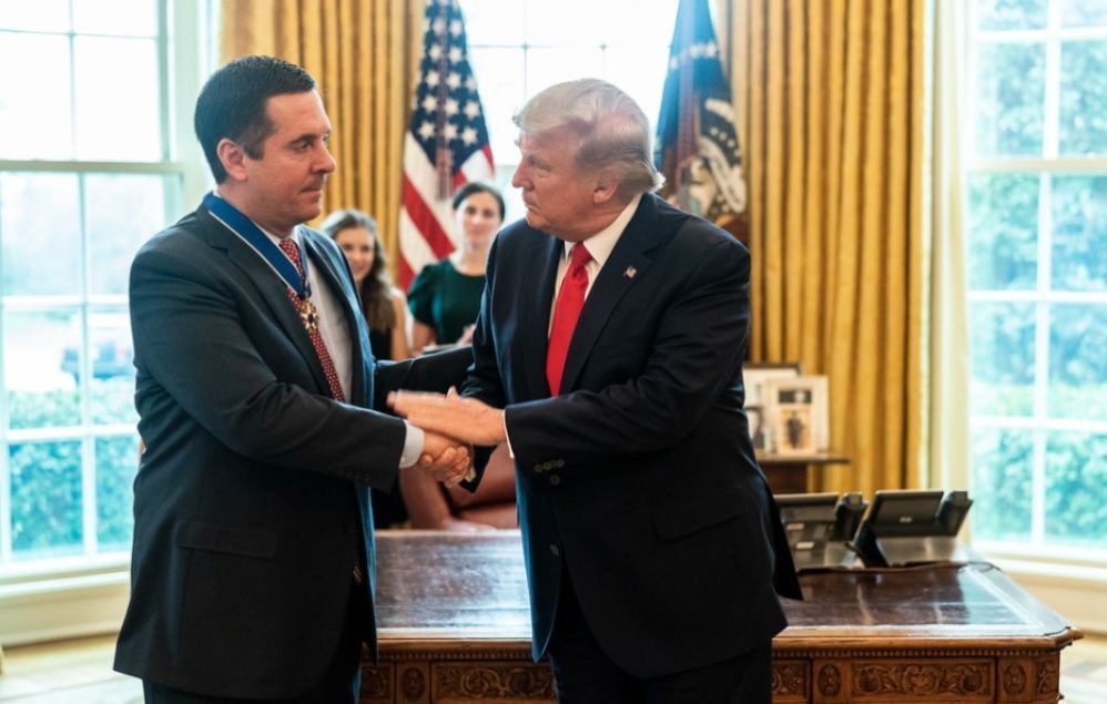 nunes medal of freedom trump