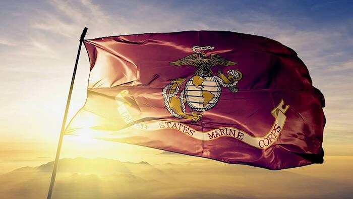 Click to enlarge US Marines flag
