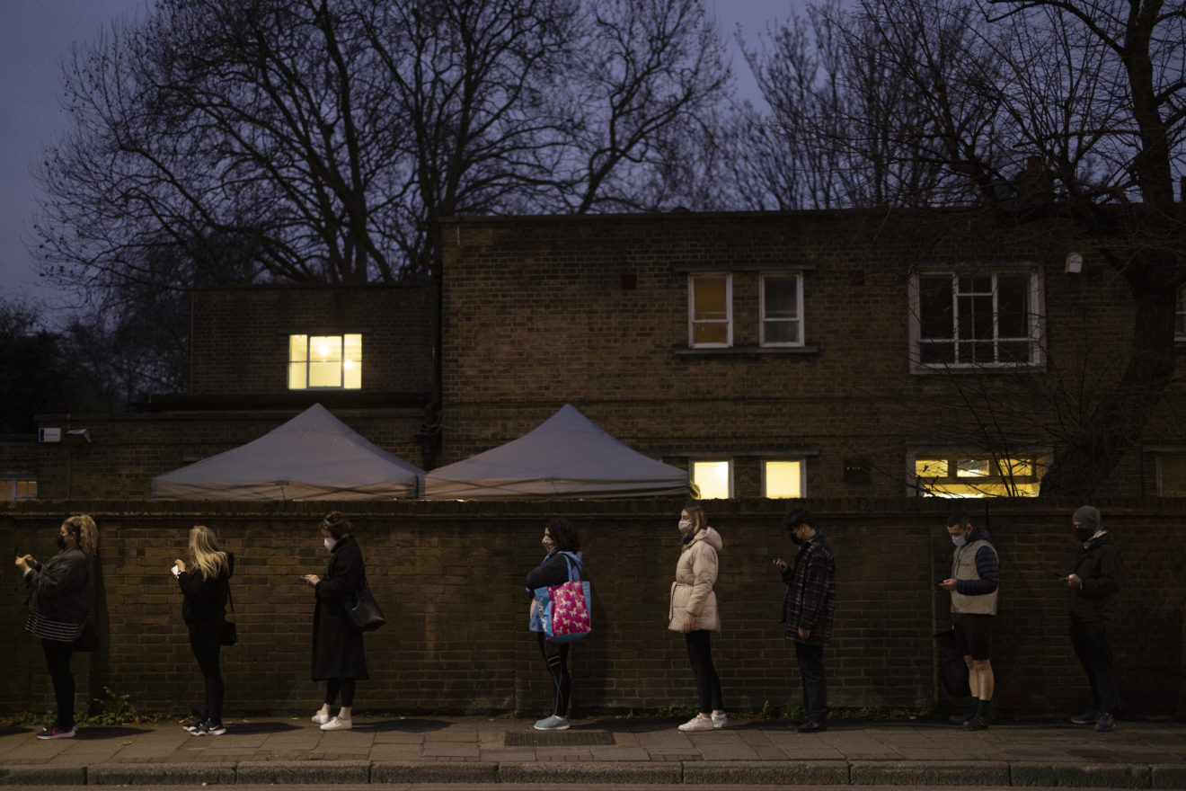 london line up for boosters
