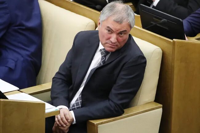 Click to enlarge parliamentary speaker Vyacheslav Volodin duma russia
