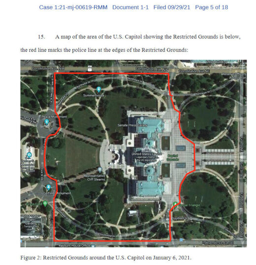 ray epps capitol hill riot map restricted grounds