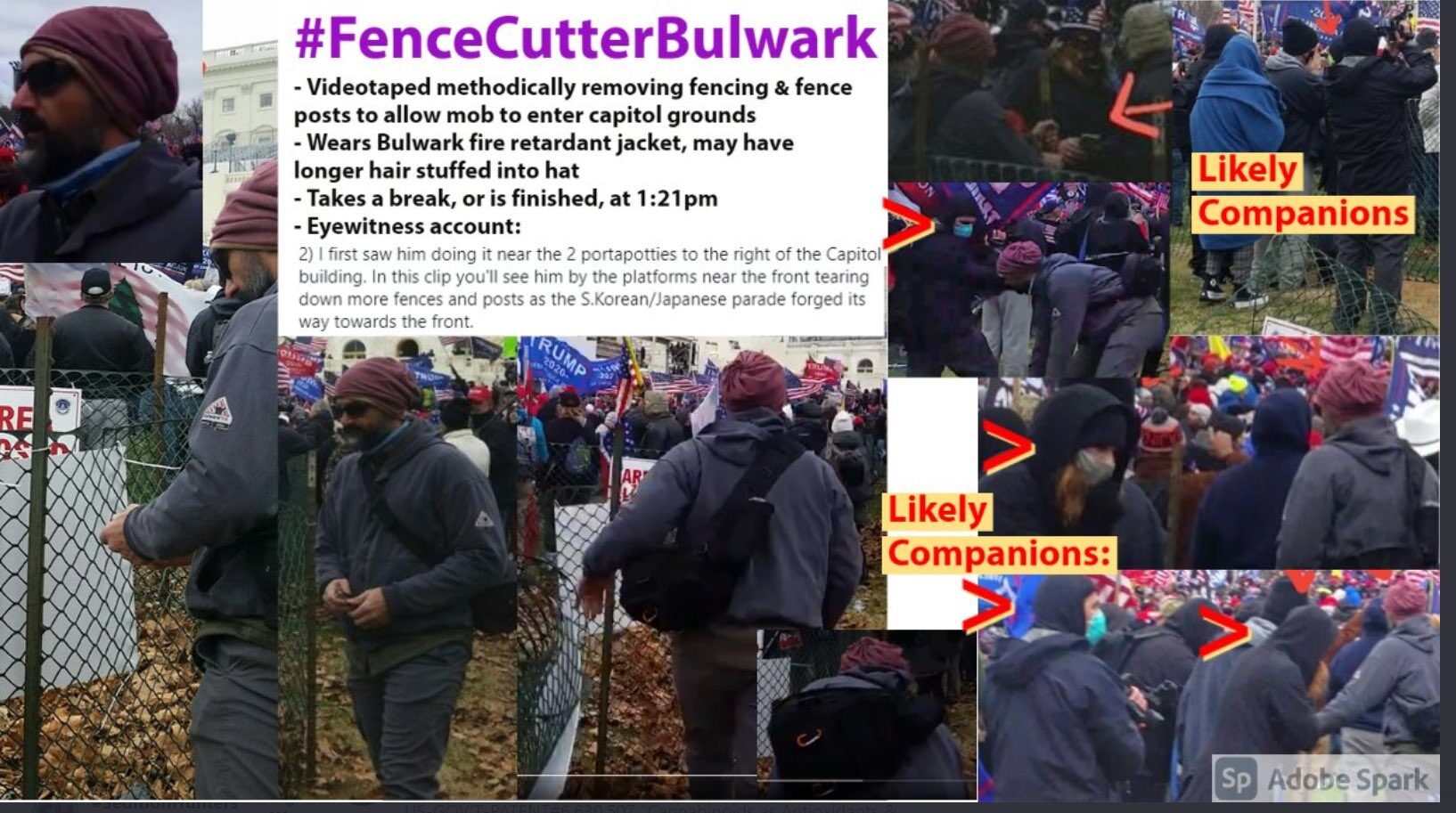 Click to enlarge fence cutters capitol hill riot ray epps fbi