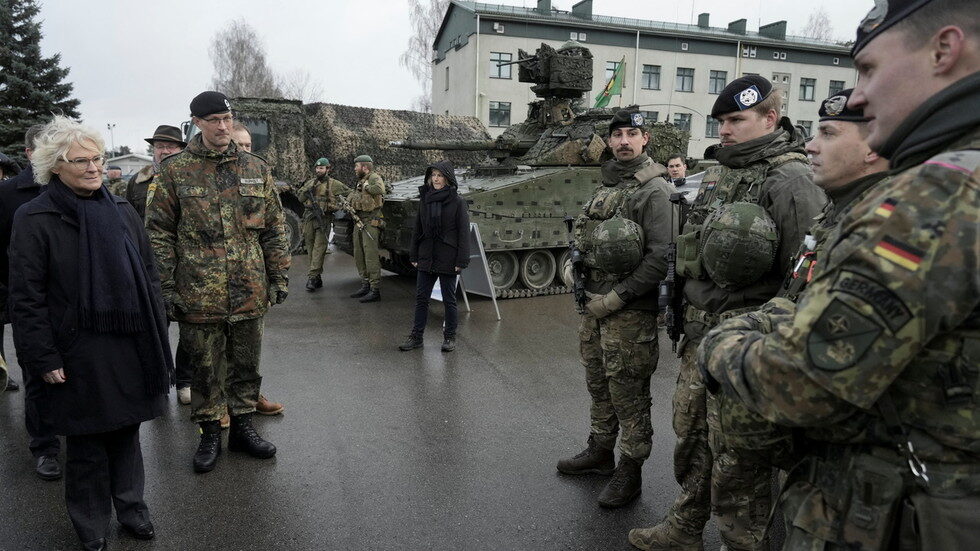 German Defence Minister Christine Lambrecht  rukla NATO