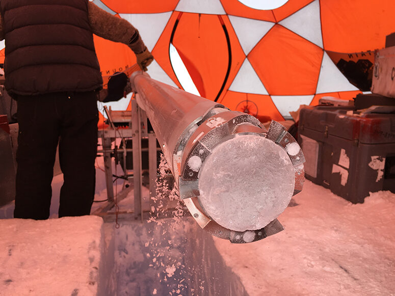 Click to enlarge Ice Core Drill