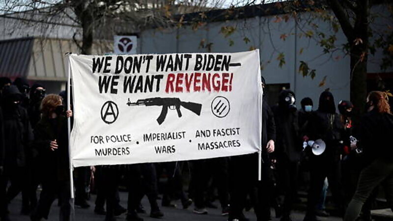 portland antifa protests biden
