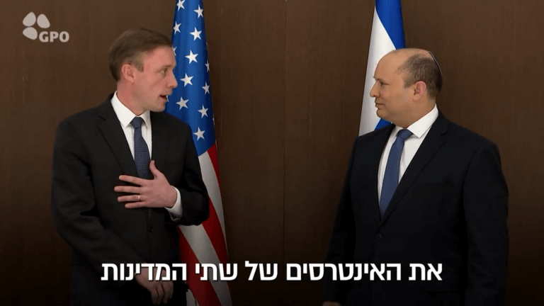 Click to enlarge jake sullivan naftali bennett israel