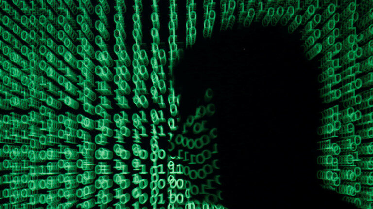 digital binary man