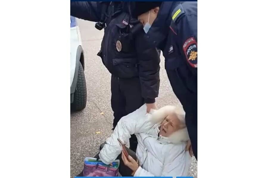 elderly russian woman