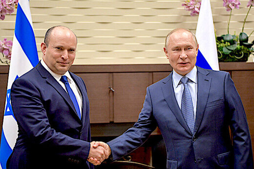 Click to enlarge BennettPutin