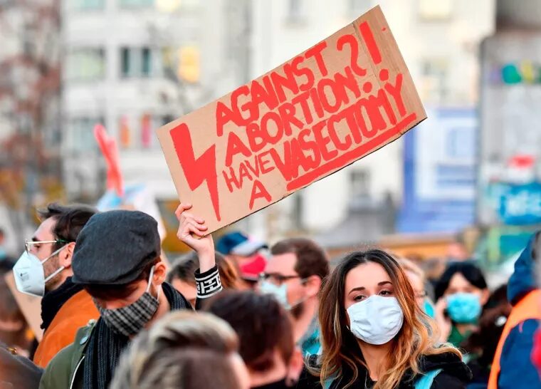 Click to enlarge abortion vasectomy protest