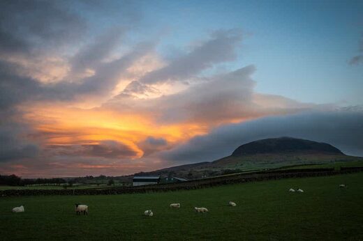 Click to enlarge Slieve Mish mountain