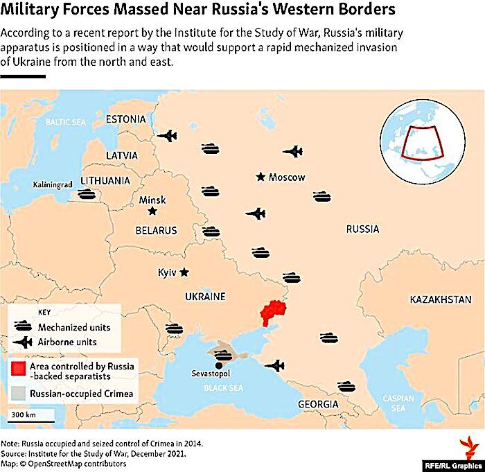 Map Russia border