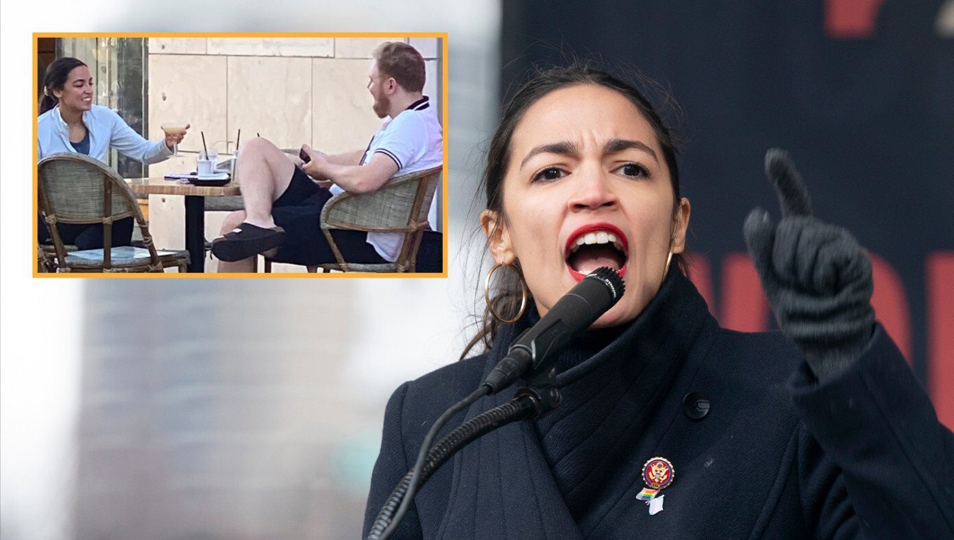 ocasio cortez florida lockdown drinks