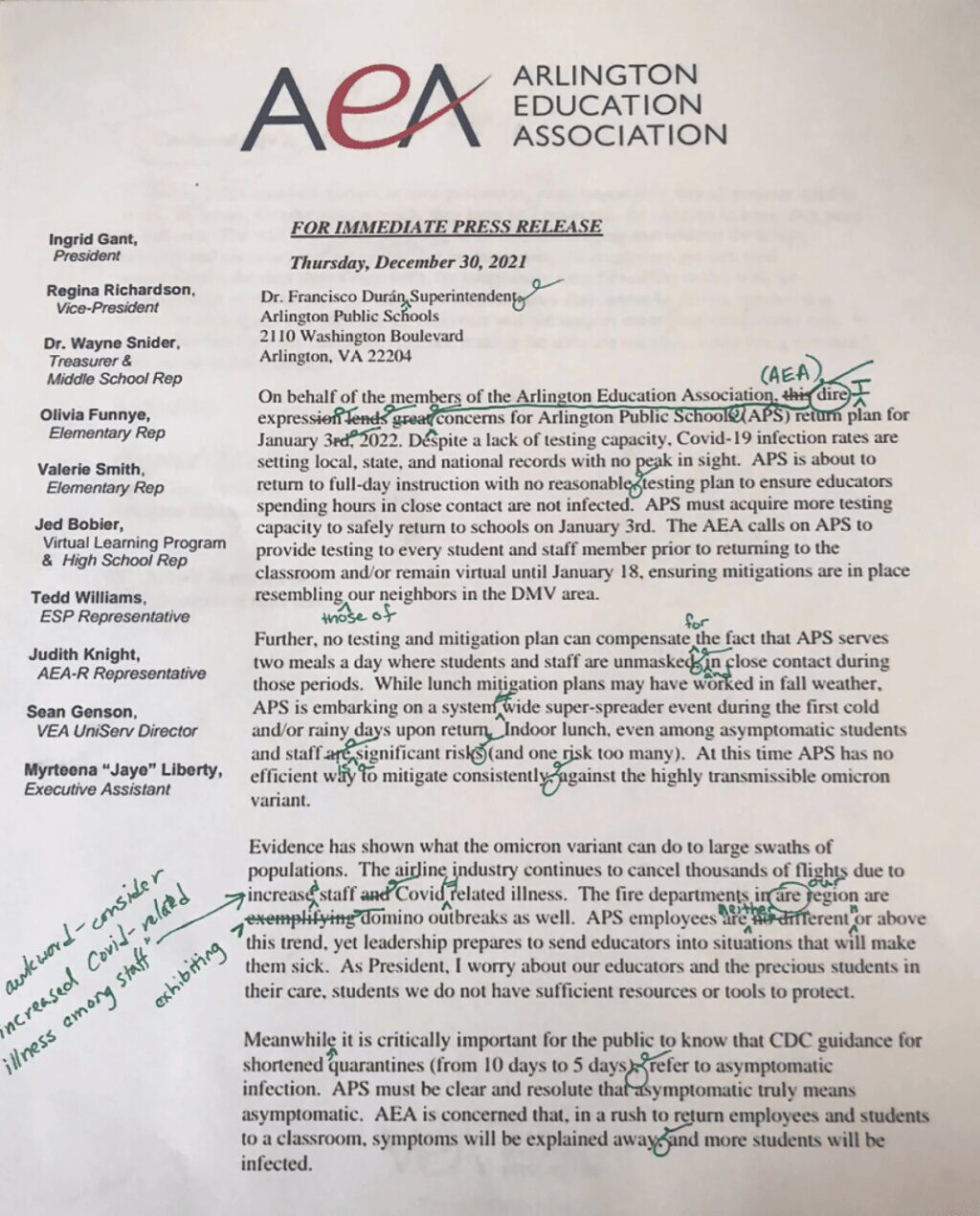 Click to enlarge teacher union letter grammar spelling erros