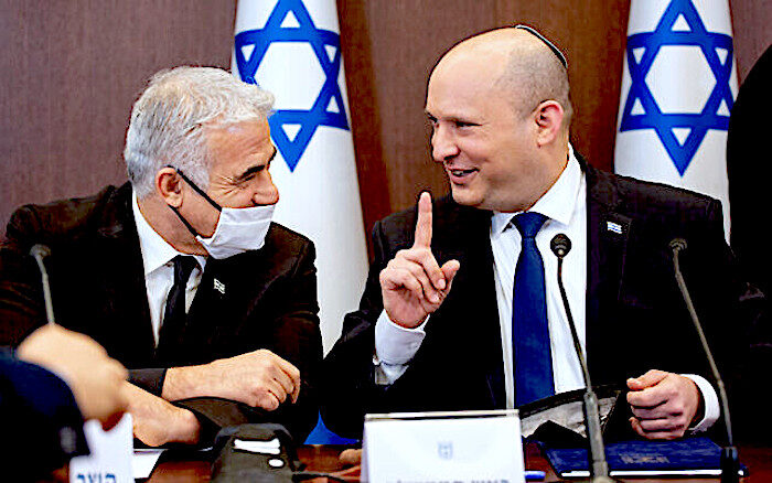 Click to enlarge Lapid/Bennett