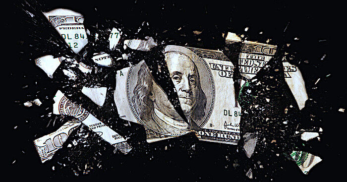 shattered dollar