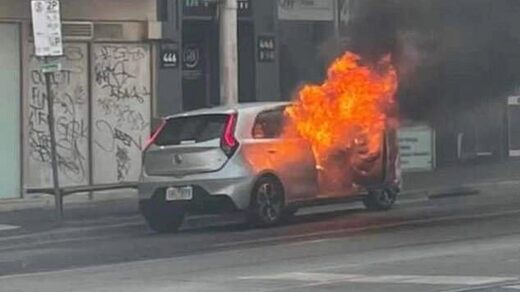 man fire car australia immolation